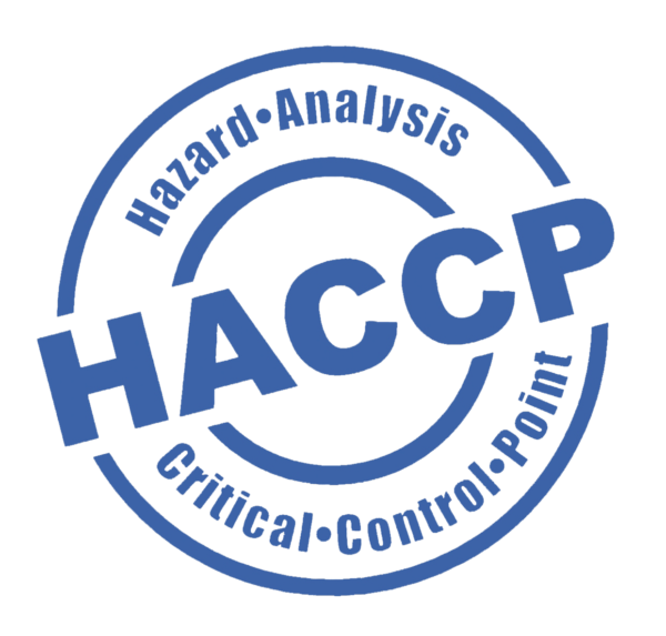 Logo HACCP Hazard Analysis Critical Control Point pour sécurité et hygiène alimentaire